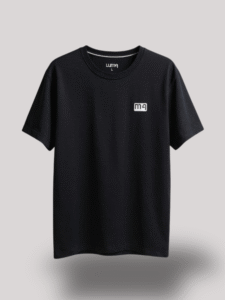 Luma Classic Graphic Back Print T-Shirt - Black