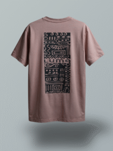 Luma Classic Graphic Back Print T-Shirt - Pink