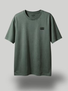 Luma Classic Graphic Back Print T-Shirt - Green