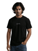 Luma Classic T Embroidered High Neck- Black