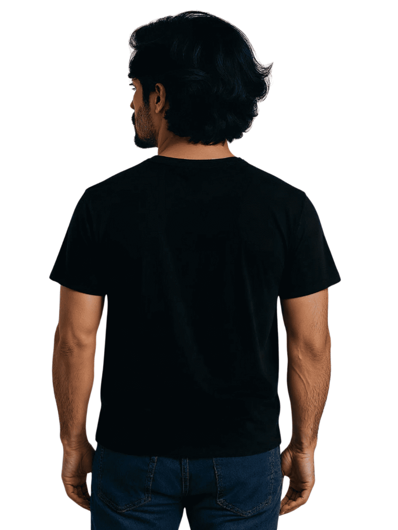 Luma Classic T Embroidered High Neck- Black - Image 4