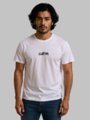 Luma Classic T Embroidered High Neck- White