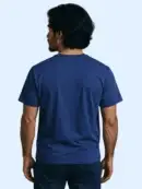 Luma Classic T Embroidered High Neck- Blue