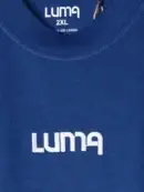 Luma Classic T Embroidered High Neck- Blue