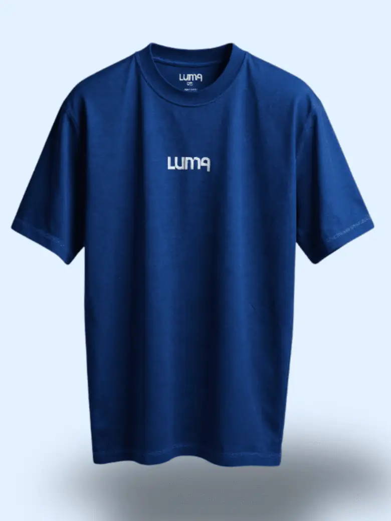 Luma Classic T Embroidered High Neck- Blue - Image 7