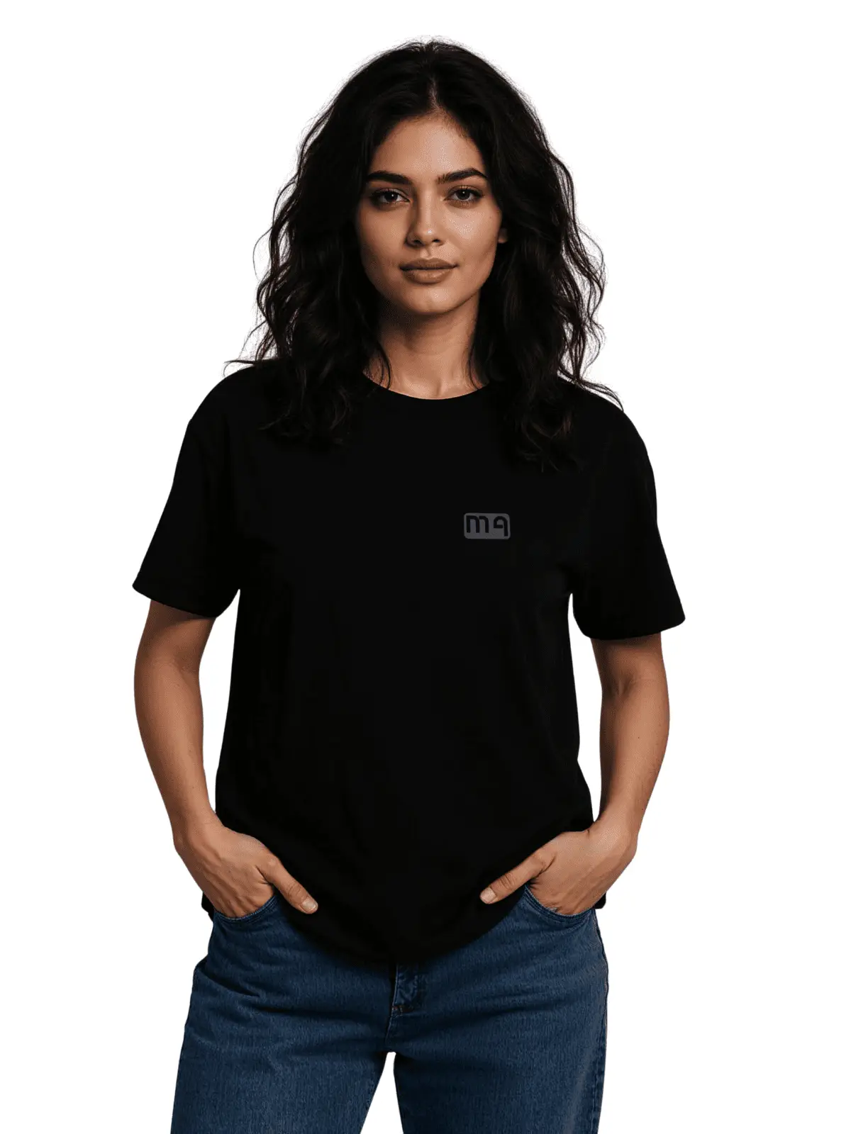 Luma Classic Graphic Back Print T-Shirt - Black