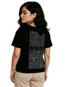 Luma Classic Graphic Back Print T-Shirt - Black