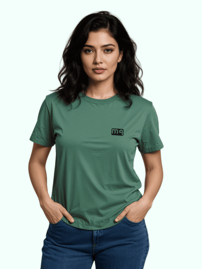 Luma Classic Graphic Back Print T-Shirt - Green