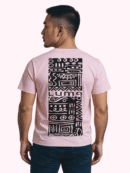 Luma Classic Graphic Back Print T-Shirt - Pink