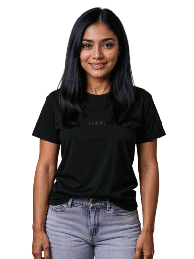 Luma Classic Gel Print T-Shirt - Black