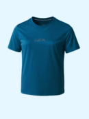 Luma Classic Gel Print T-Shirt - Cyan Blue