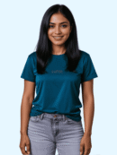 Luma Classic Gel Print T-Shirt - Cyan Blue
