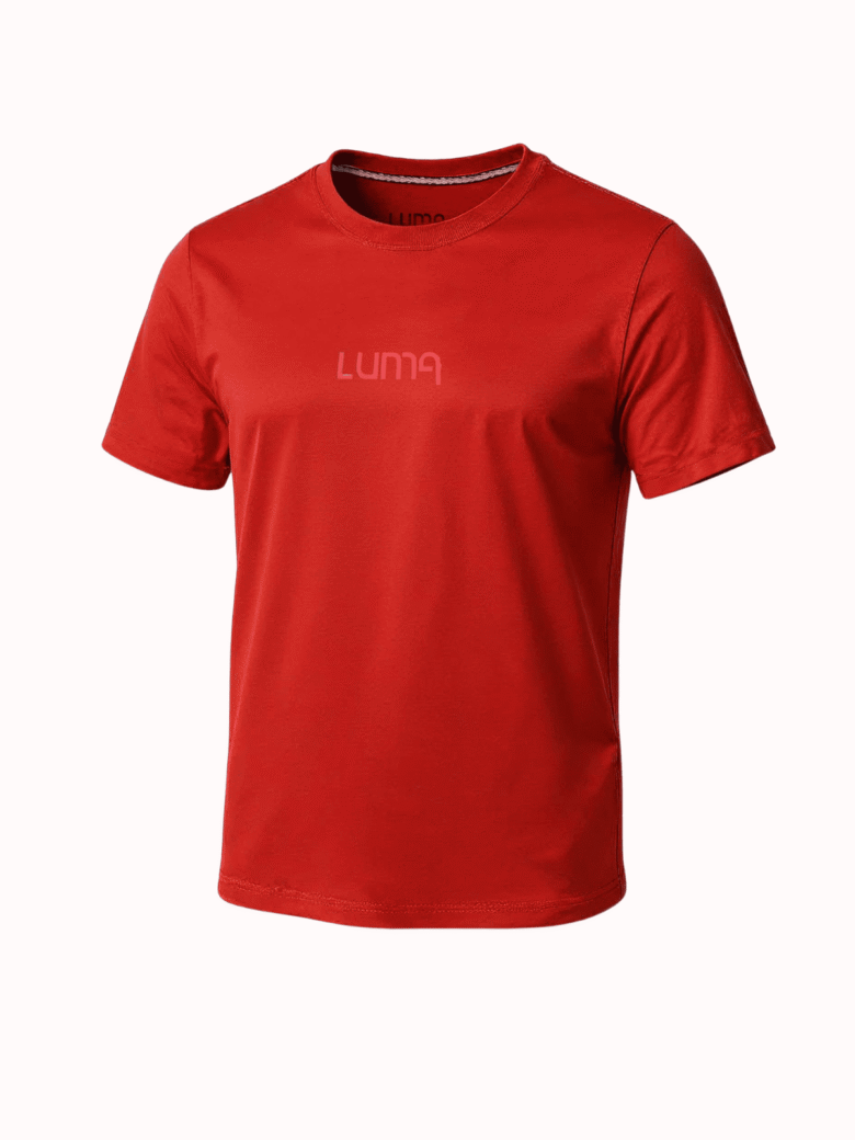 Luma Classic Gel Print T-Shirt - Red - Image 6