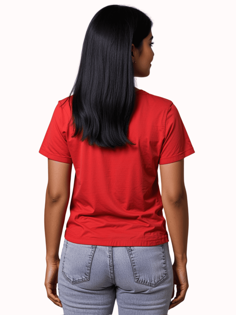 Luma Classic Gel Print T-Shirt - Red - Image 3