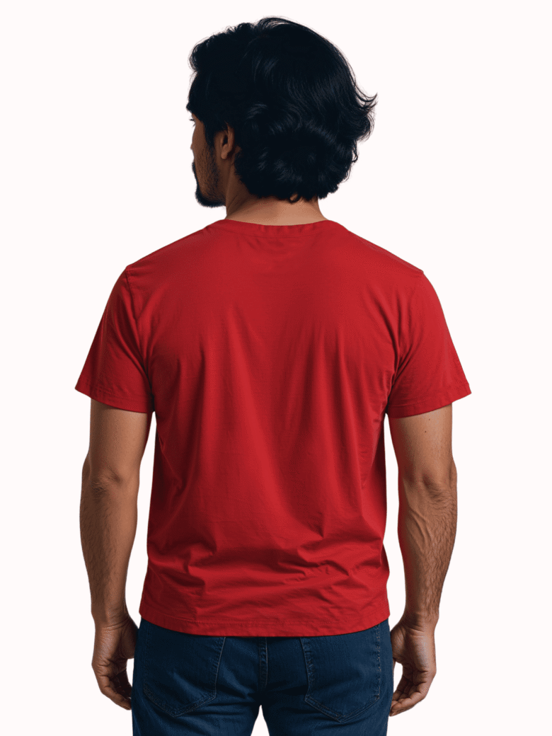 Luma Classic Gel Print T-Shirt - Red - Image 5