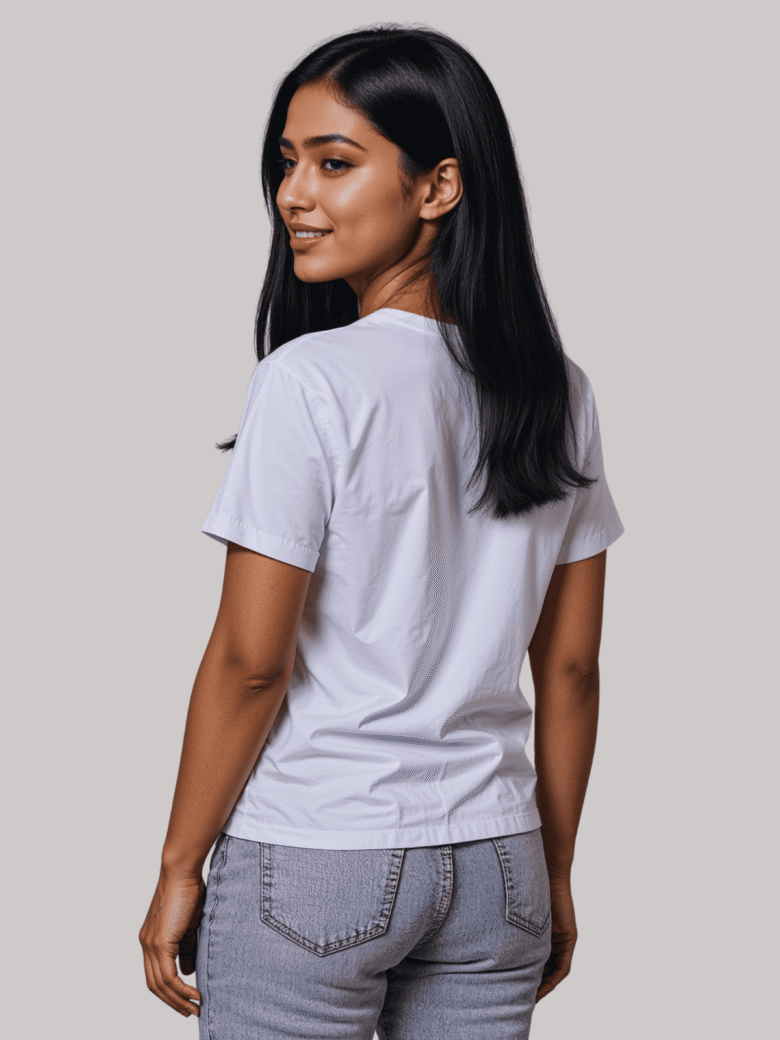 Luma Classic Gel Print T-Shirt - White - Image 4