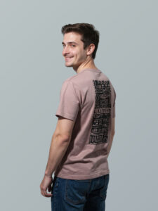 Luma Classic Graphic Back Print T-Shirt - Pink
