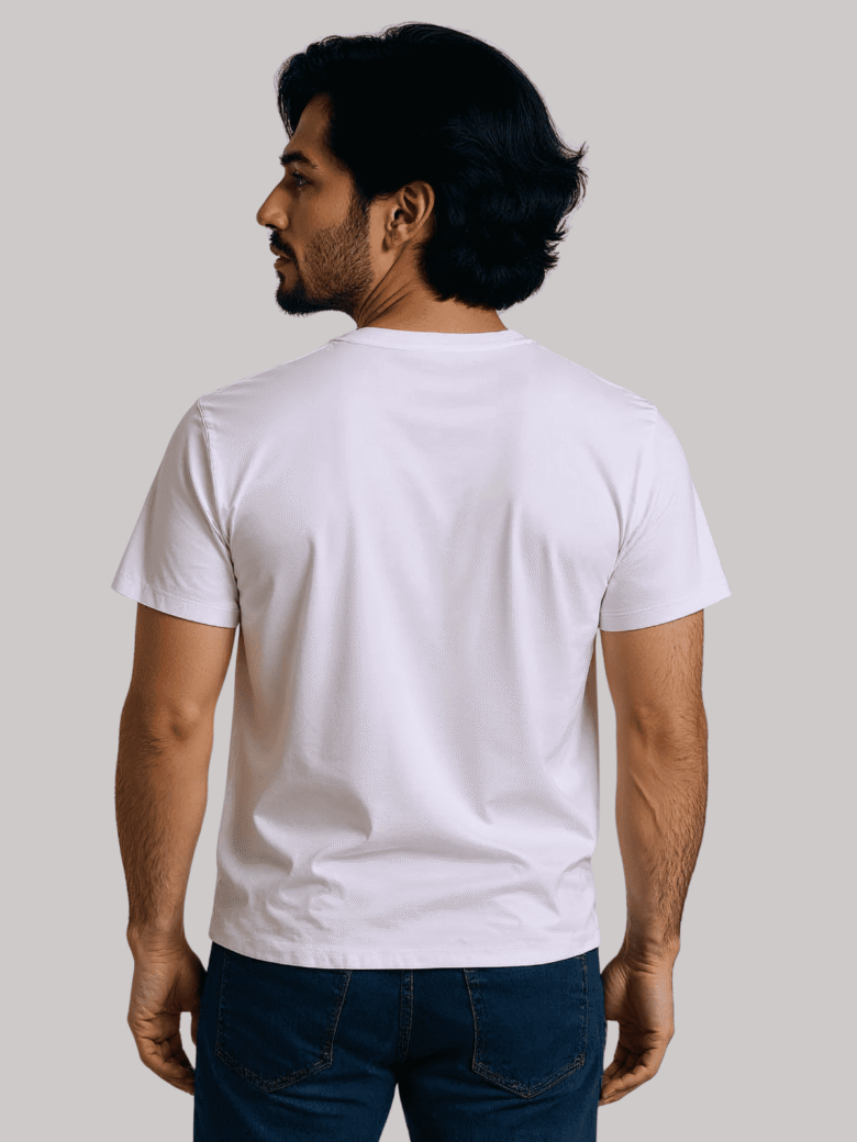 Luma Classic Gel Print T-Shirt - White - Image 6