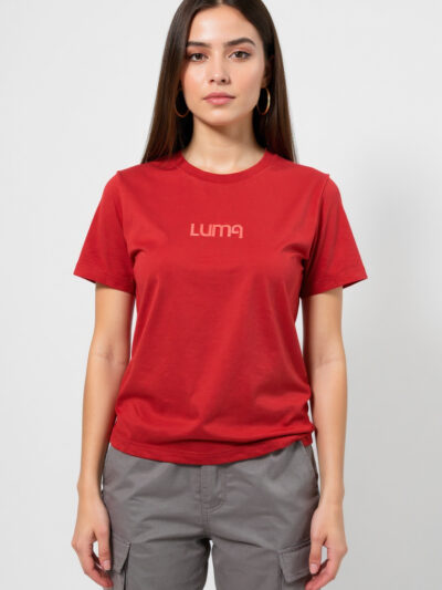 Luma Classic Gel Print T-Shirt - Red