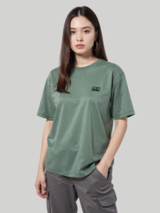 Luma Classic Graphic Back Print T-Shirt - Green