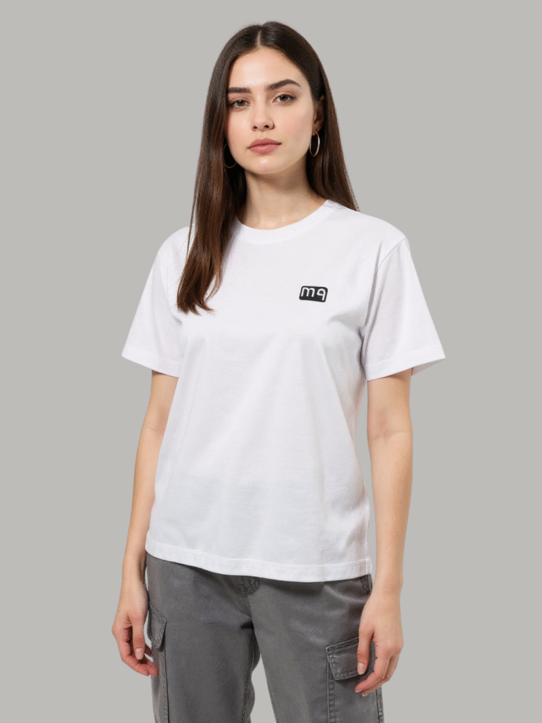 Luma Classic Graphic Back Print T-Shirt - White - Image 2