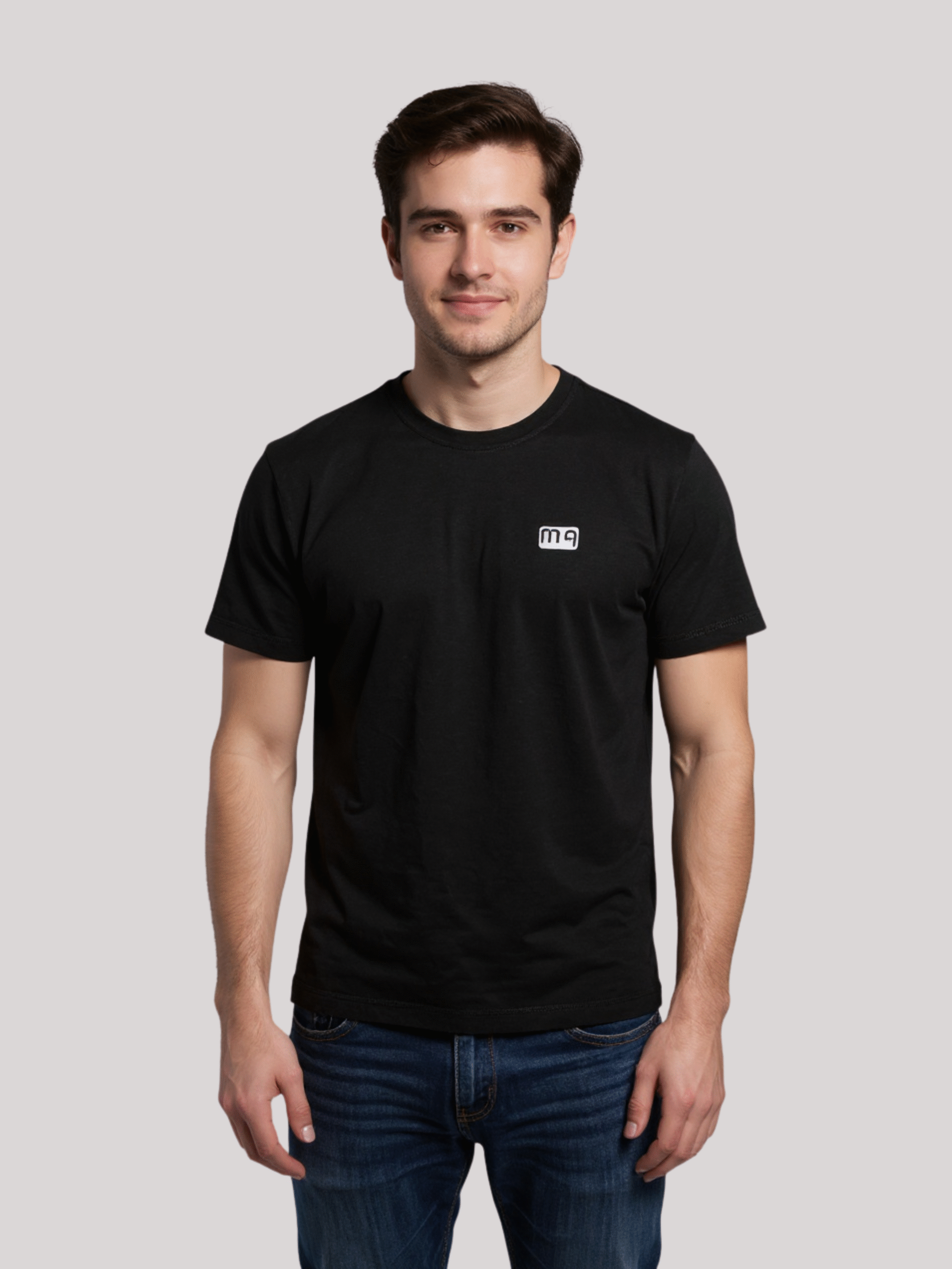 Luma Classic Graphic Back Print T-Shirt - Black
