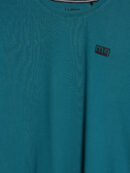 Luma Classic Graphic Back Print T-Shirt - Cyan Blue