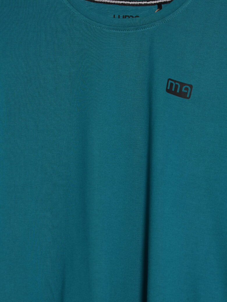 Luma Classic Graphic Back Print T-Shirt - Cyan Blue - Image 3